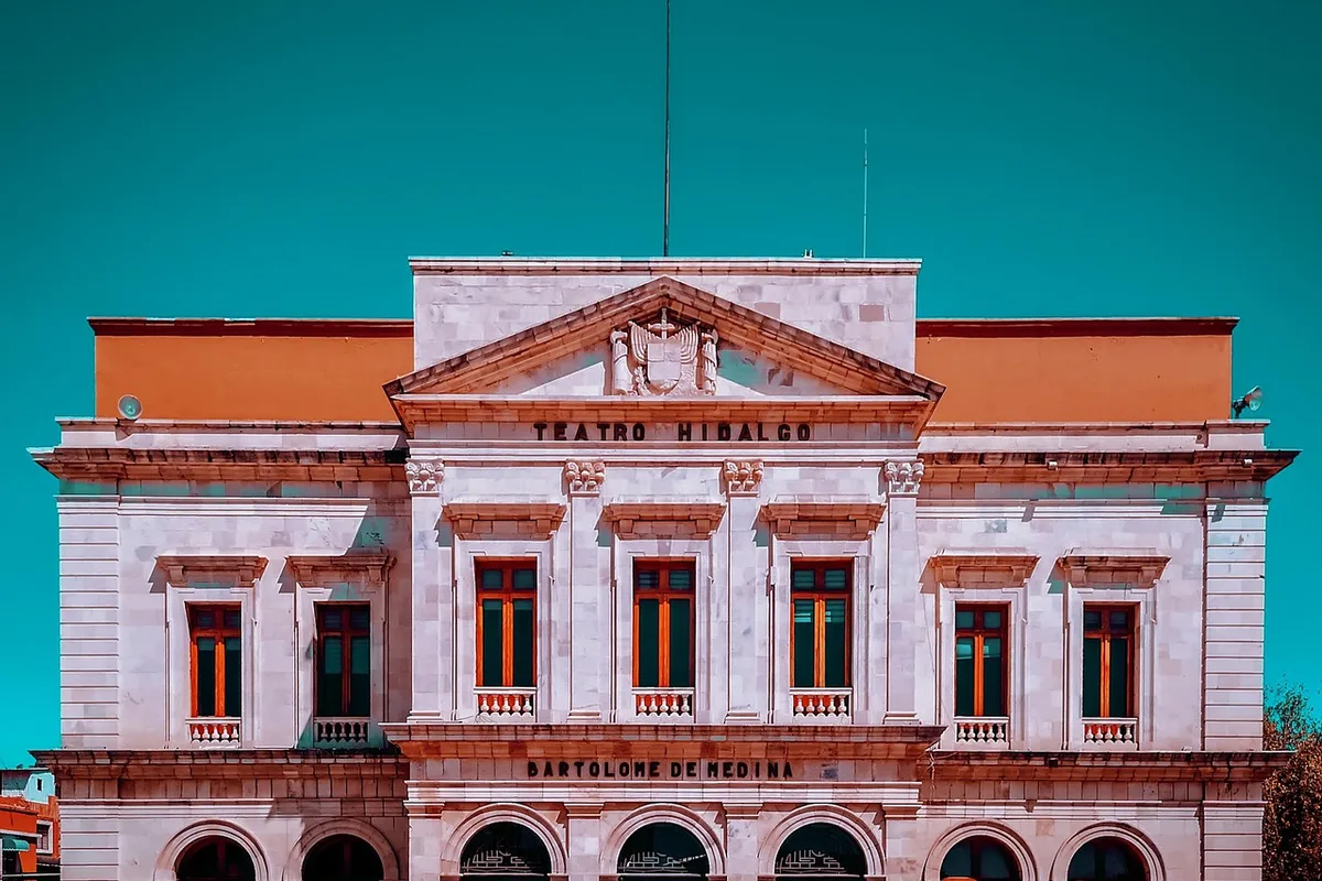 Teatro Hidalgo en el centro de Pachuca